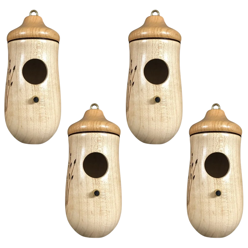 Wooden Hummingbird House