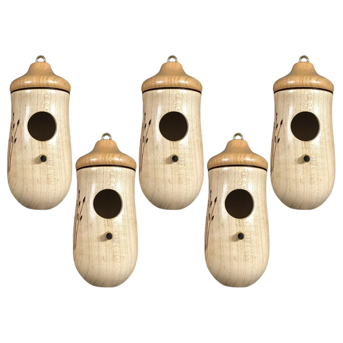 Wooden Hummingbird House