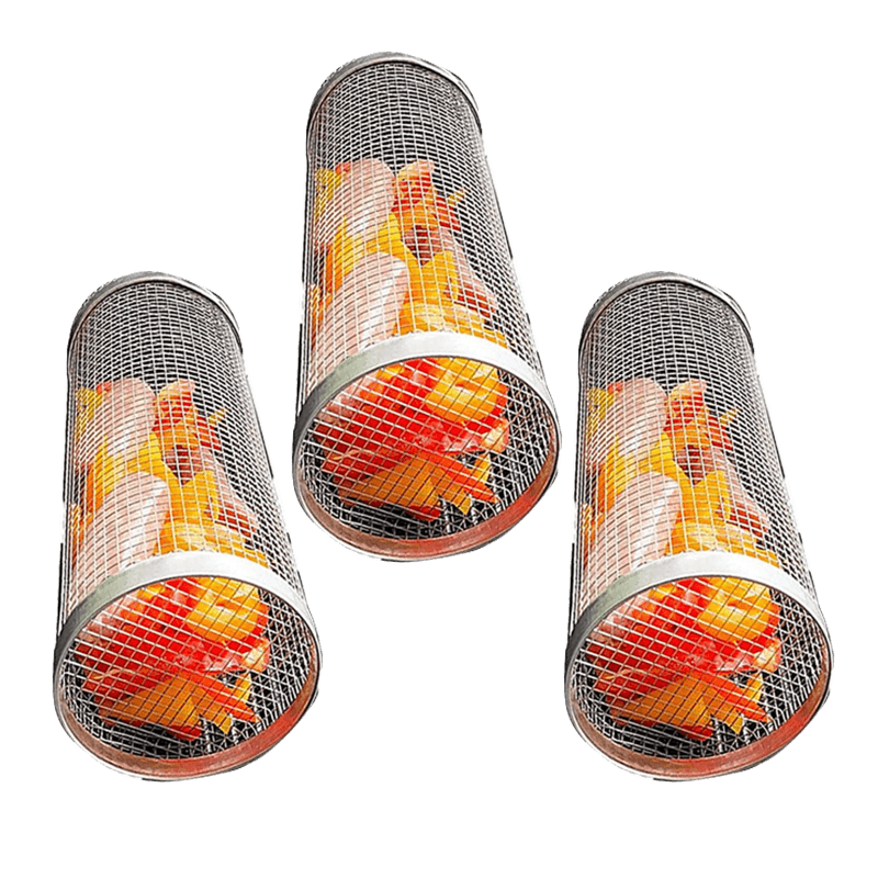 Rolling Grill Basket