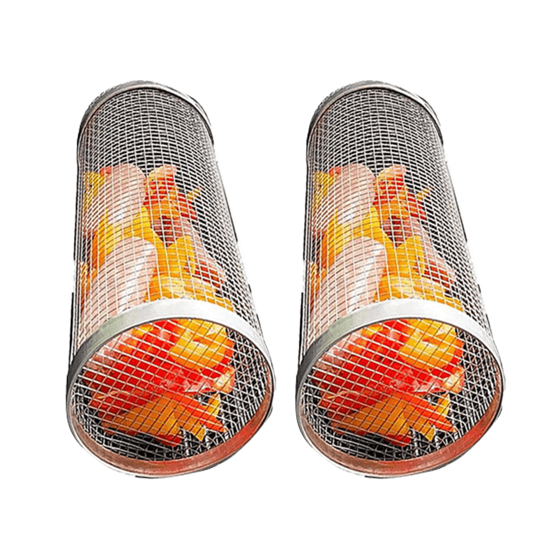 Rolling Grill Basket